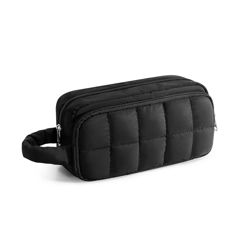 Kosmetik-Organizer-Tasche mit transparentem Design und praktischen Taschen Skanto