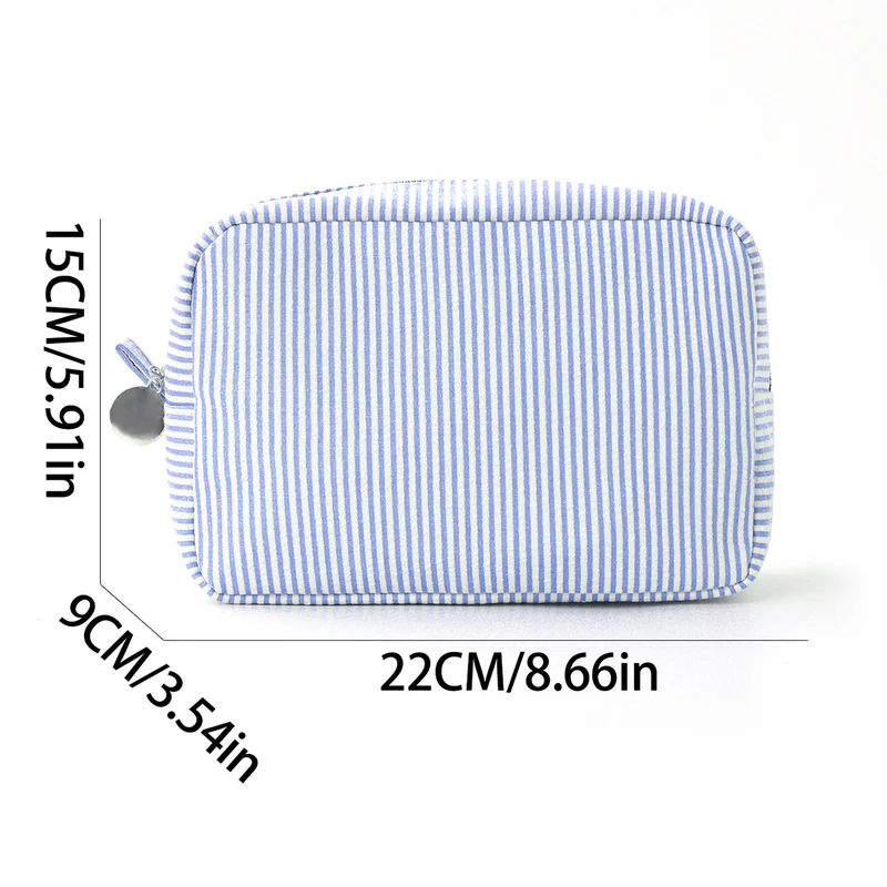 Kosmetik-Organizer-Tasche aus strukturiertem Material Skanto