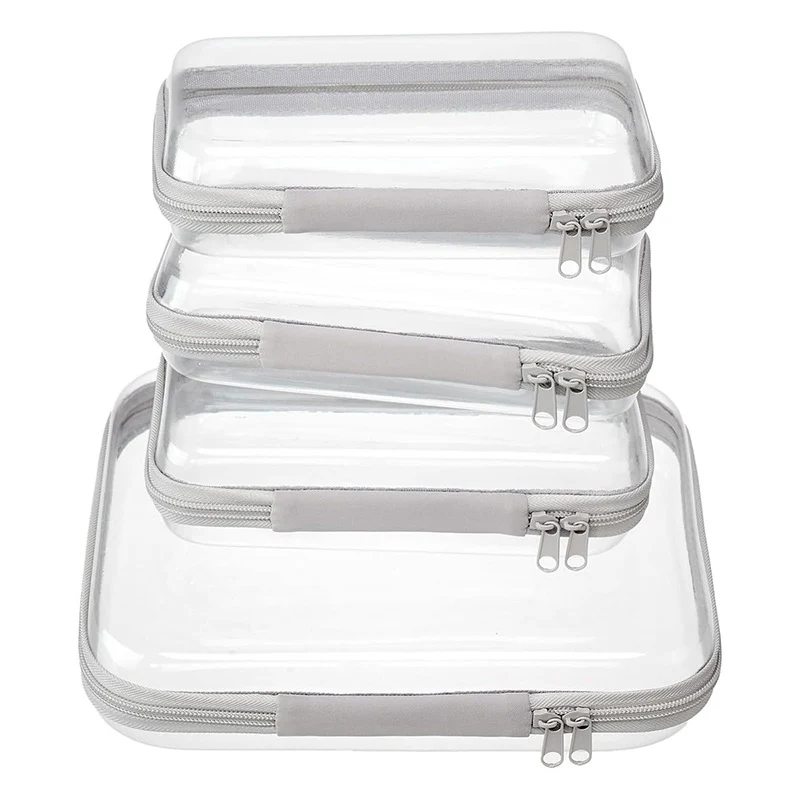 Aufbewahrungstaschen-Set mit transparentem Design Skanto