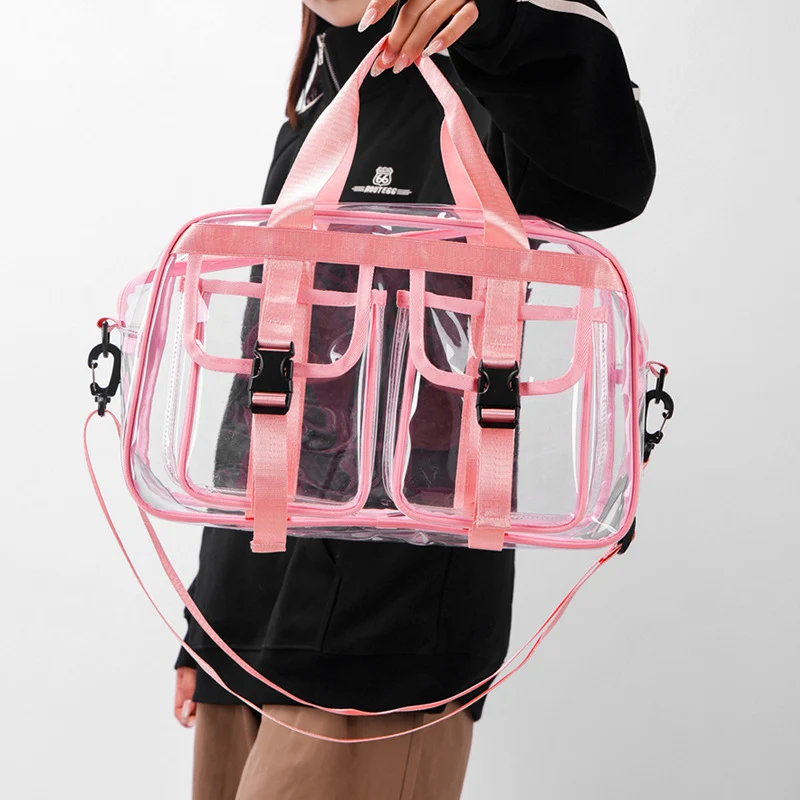 Transparente Stofftasche mit mehreren Fächern Skanto