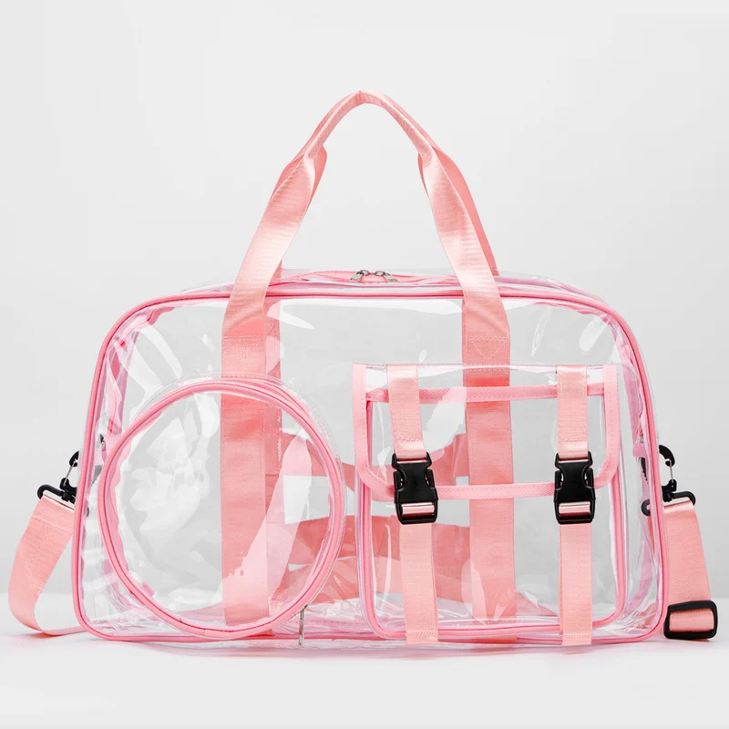 Transparente Sport- und Reisetasche mit praktischen Taschen Skanto