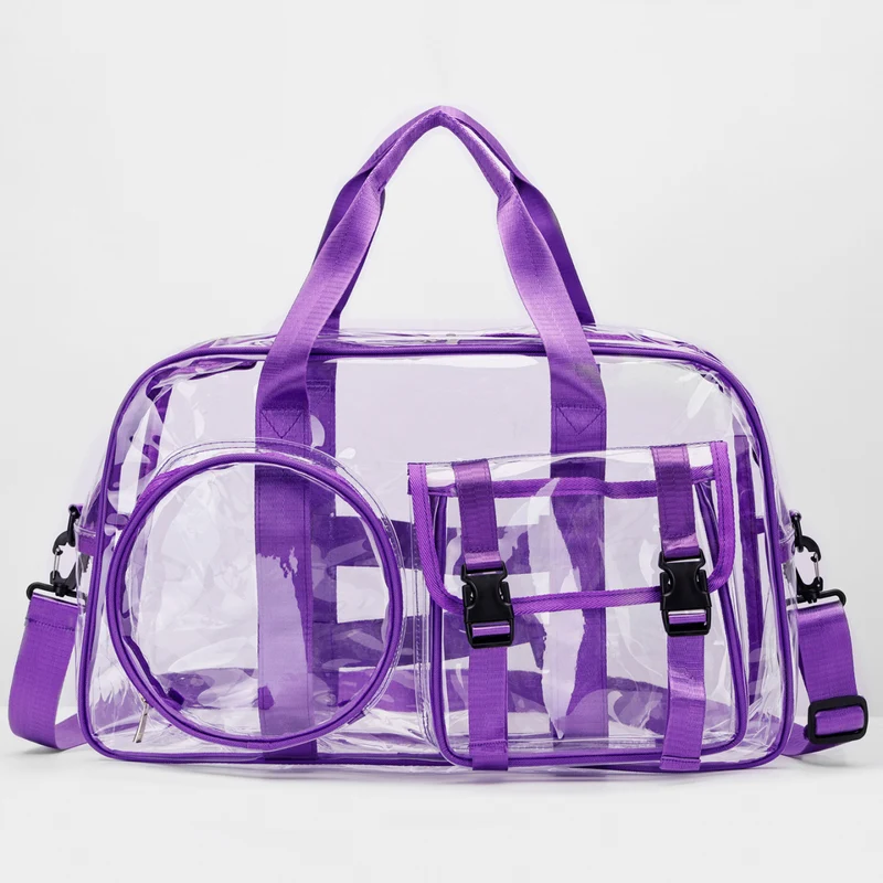 Transparente Sport- und Reisetasche mit praktischen Taschen Skanto