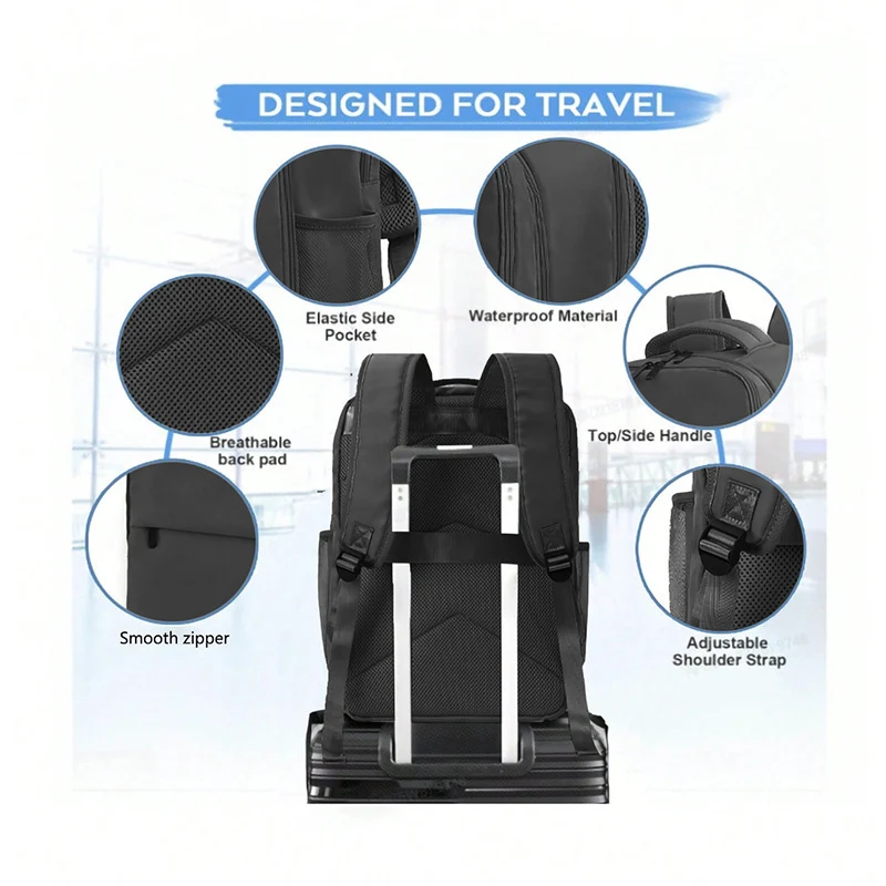 Multifunktionale Laptoptasche mit Stauraum und ergonomischem Design Skanto