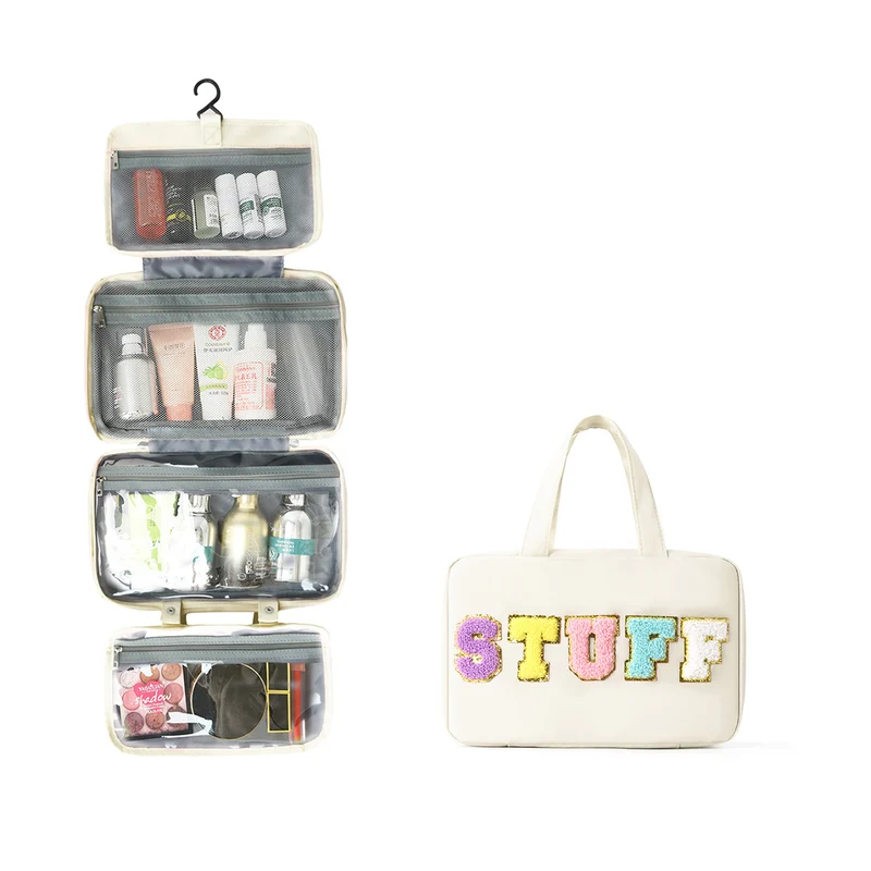 Multifunktionale Kosmetik-Organizer-Tasche mit Hängefunktion Skanto