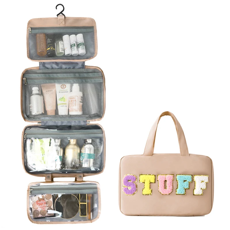 Multifunktionale Kosmetik-Organizer-Tasche mit Hängefunktion Skanto