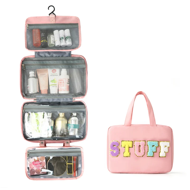 Multifunktionale Kosmetik-Organizer-Tasche mit Hängefunktion Skanto