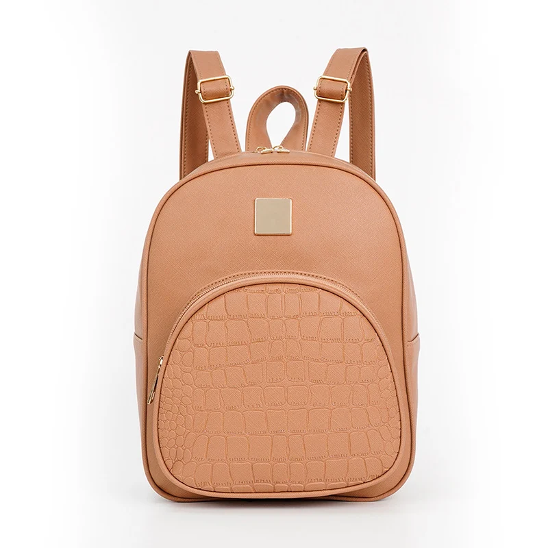 Moderner Rucksack aus strukturiertem Material Skanto