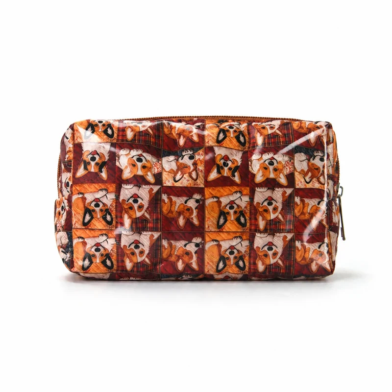 Kosmetiktasche mit buntem Tiermotiv Skanto