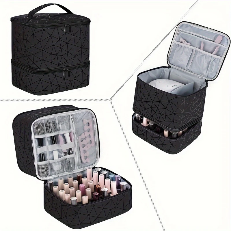 Kosmetiktasche mit zwei Fächern Skanto