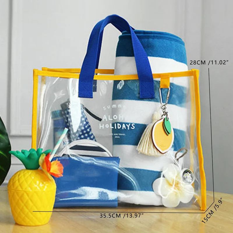 Transparente Strandtasche mit mehreren Innenfächern Skanto