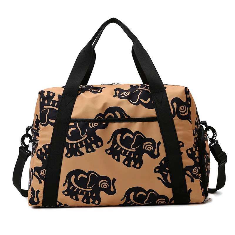 Sportliche Reisetasche mit verspieltem Elefantenmuster Skanto