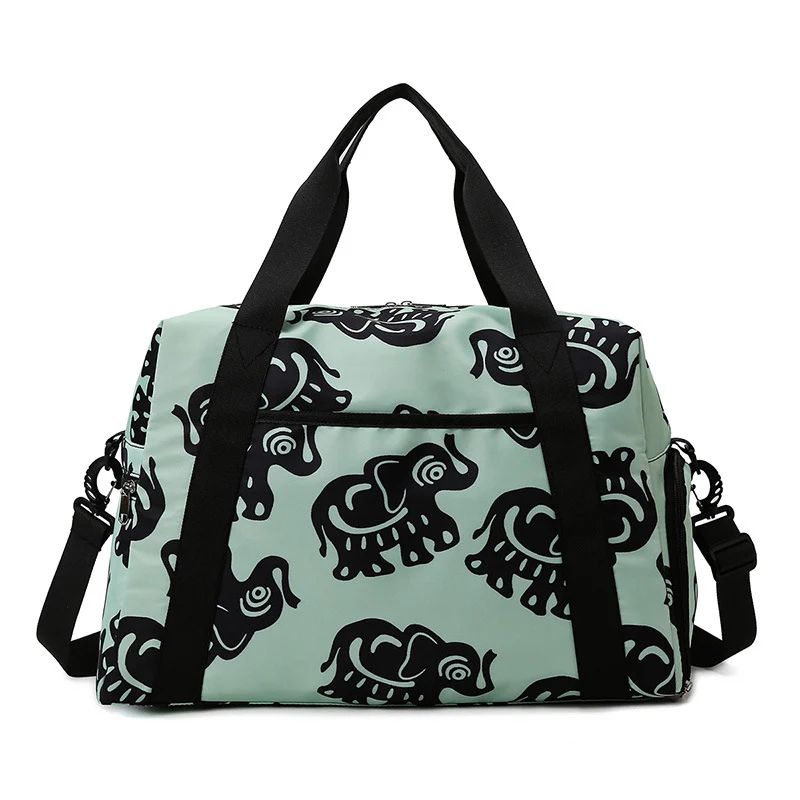 Sportliche Reisetasche mit verspieltem Elefantenmuster Skanto
