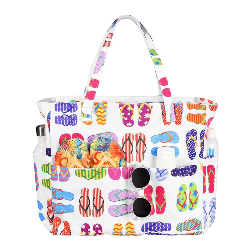 Strandtasche mit praktischem Stauraum und robustem Design Skanto