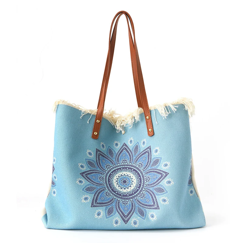 Strandtasche mit einzigartigem Federdesign Skanto