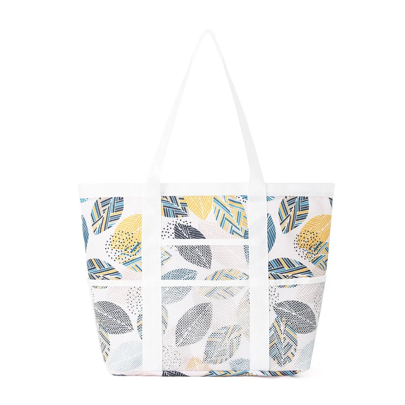 Strandtasche mit transparentem Design und großem Fach Skanto