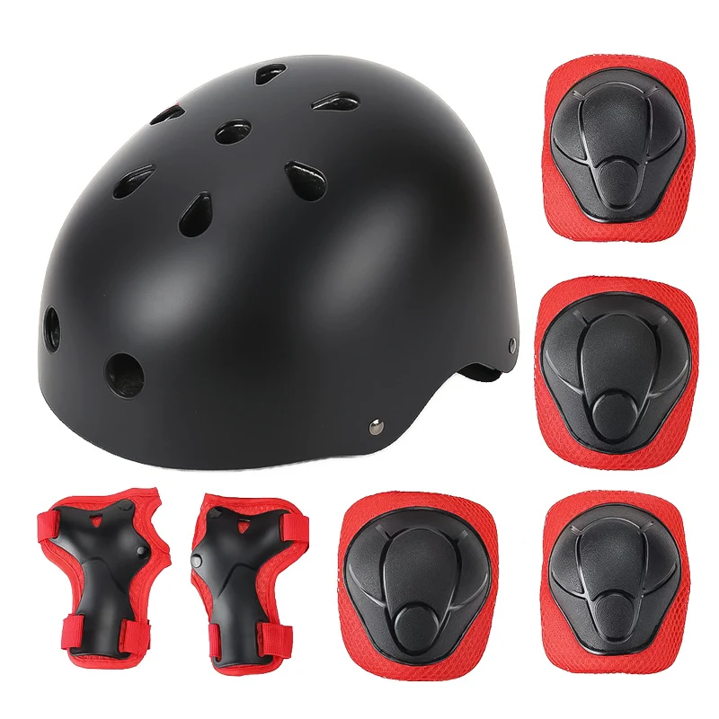 Schutzhelm und Polsterset für Skateboard Skanto