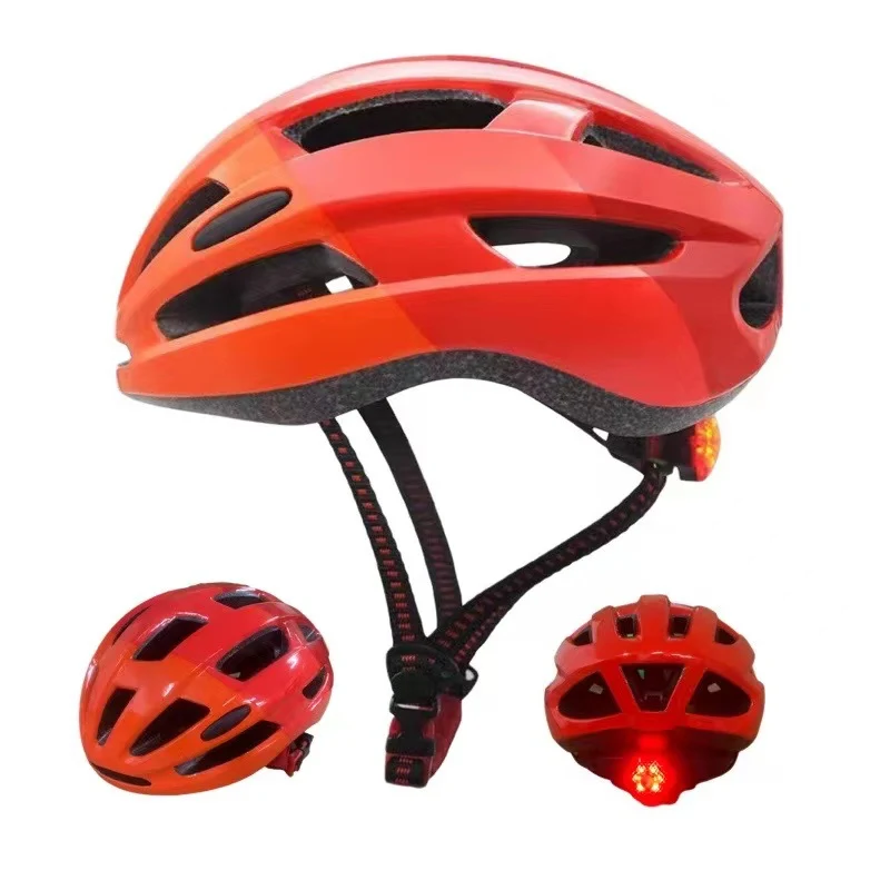 Sichtbarer Fahrradhelm mit LED-Licht Skanto