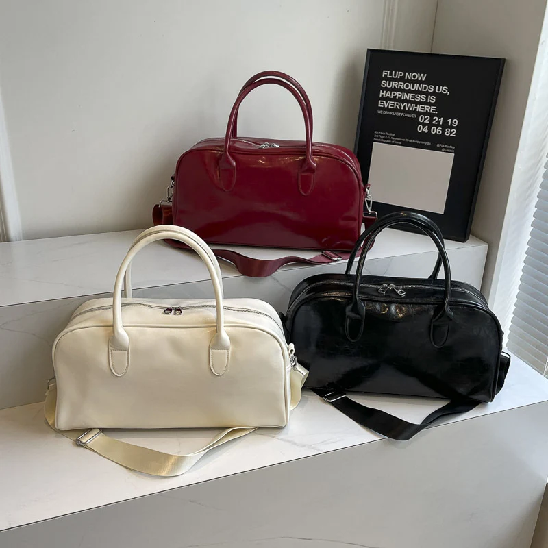 Elegante und geräumige Wochenendtasche aus hochwertigem Kunstleder Skanto