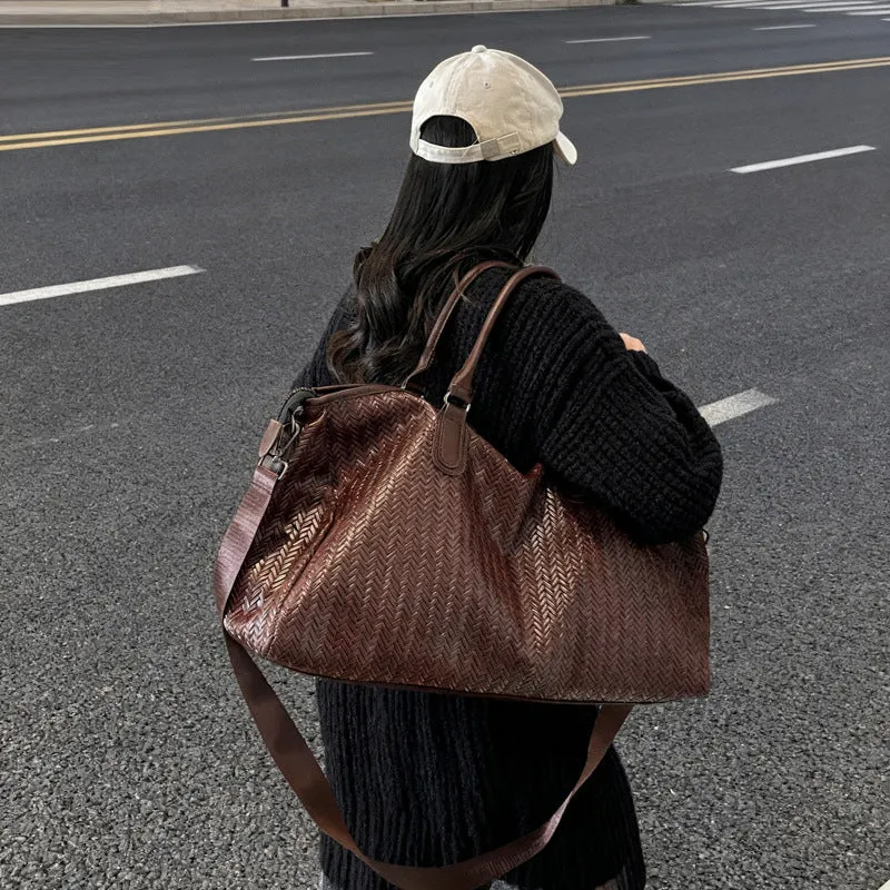 Elegante und robuste Reisetasche im modernen Wellenmuster Skanto