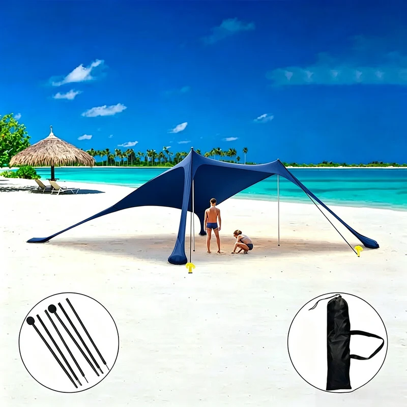 Leichte, sandabweisende Stranddecke Skanto
