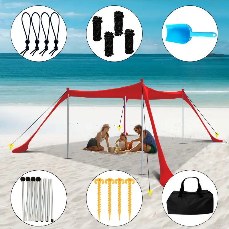 Leichte, sandabweisende Stranddecke Skanto