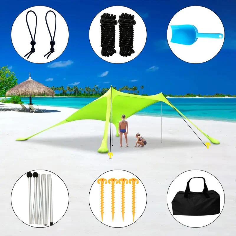 Leichte, sandabweisende Stranddecke Skanto