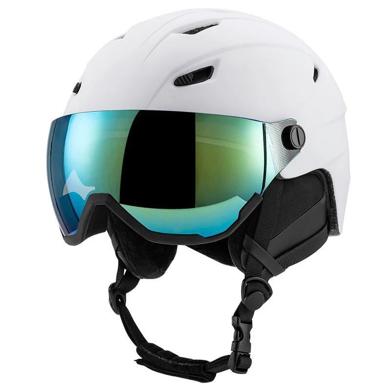 Schneesporthelm mit integriertem Visier Skanto