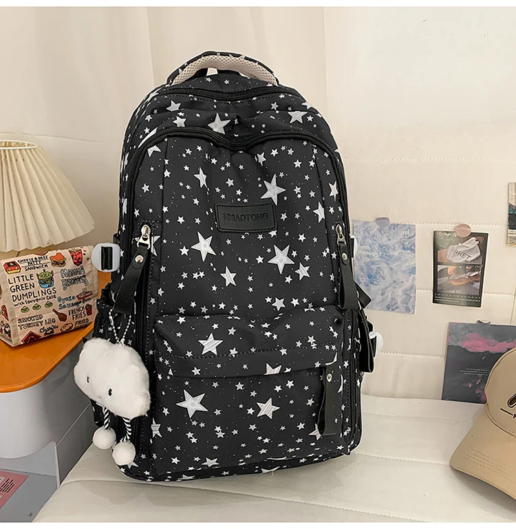 Stylischer Rucksack Skanto mit Sternenprint