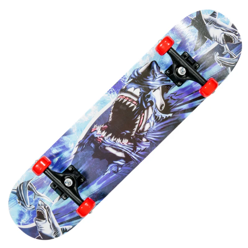 Trick-Skateboard mit Drachengrafik Skanto