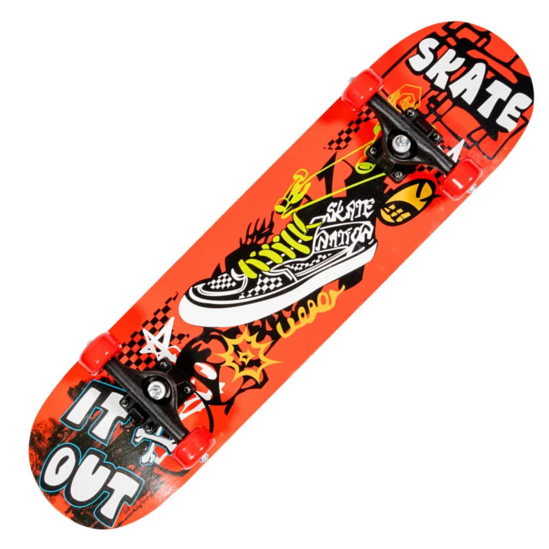 Skateboard mit Drachengrafik Skanto