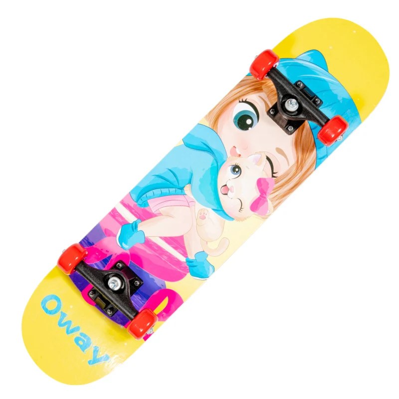 Skateboard mit Drachengrafik Skanto