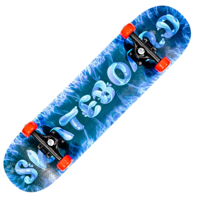 Skateboard mit Drachengrafik Skanto