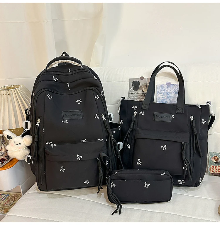 Multifunktionaler Schulrucksack und Tragetaschen-Set Skanto
