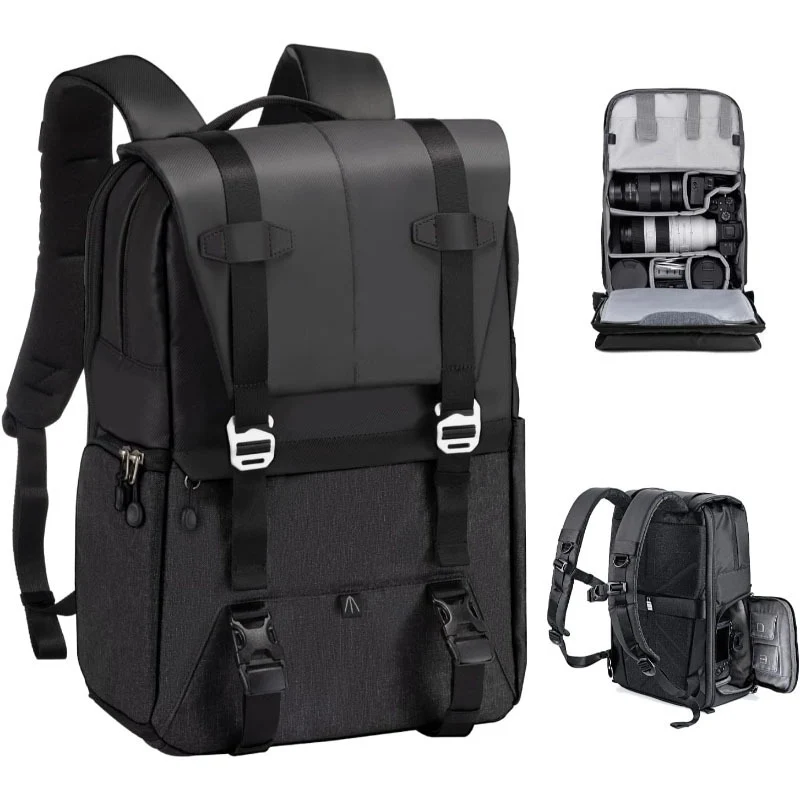 Kamerarucksack mit individuellem Fächersystem und ergonomischem Design Skanto