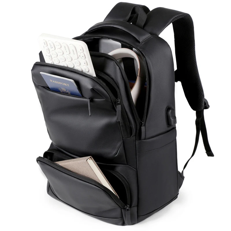 Multifunktionaler Business-Rucksack mit gepolsterten Laptopfächern Skanto