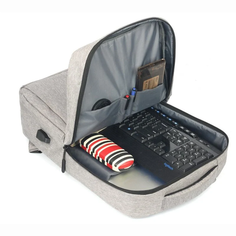Moderner Laptop-Rucksack mit innovativem Organizer und praktischem Griff Skanto