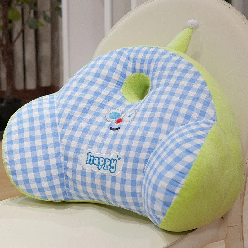 Plüsch-Rückenstützkissen mit entspanntem Design Skanto