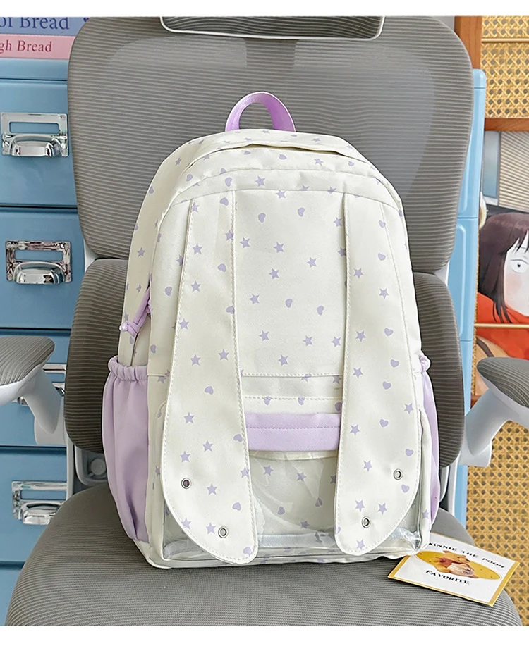 Bequemer Schulrucksack mit Sternenmuster Skanto