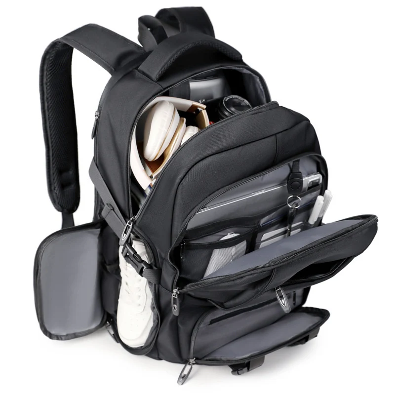 Hochwertiger Laptop-Rucksack mit ergonomischem Design und vielen Fächern Skanto