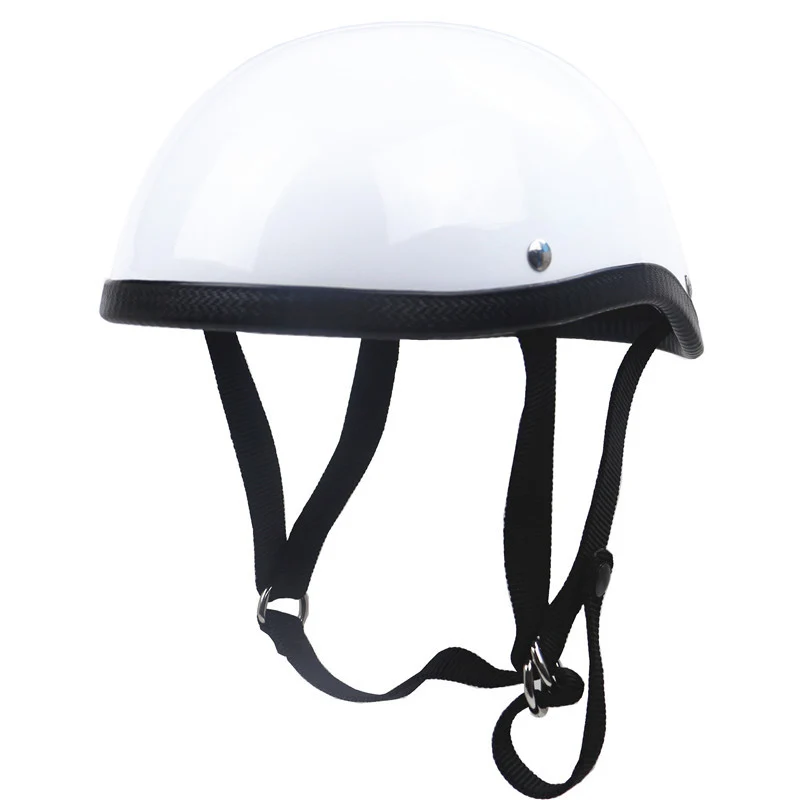 Klassischer Vintage-Motorradhelm Skanto