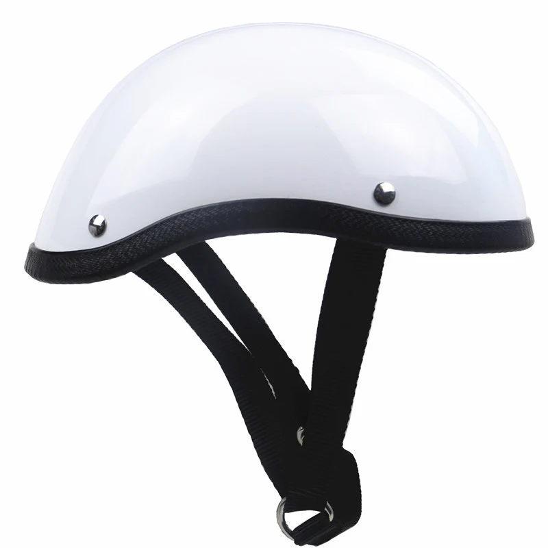 Klassischer Vintage-Motorradhelm Skanto
