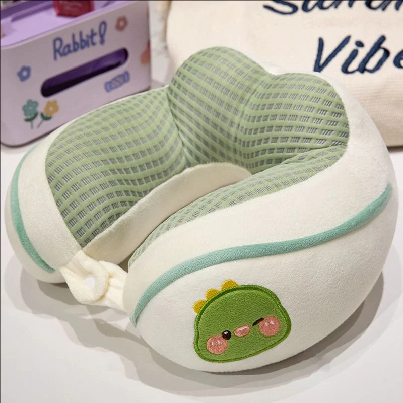 Ergonomisches Plüsch-Nackenkissen mit Tiermotiv Skanto