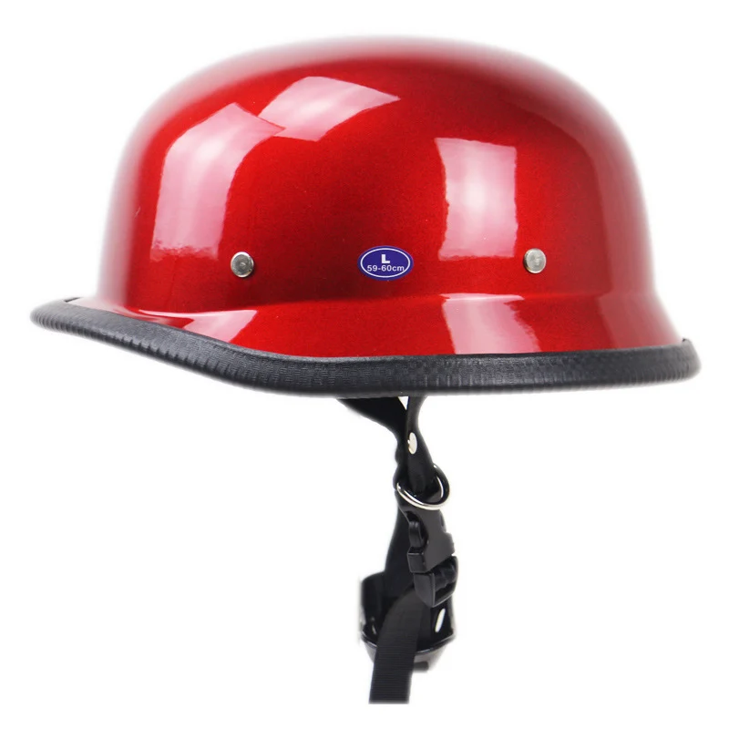 Vintage Halbschalenhelm Motorrad-Kopfbedeckung Skanto