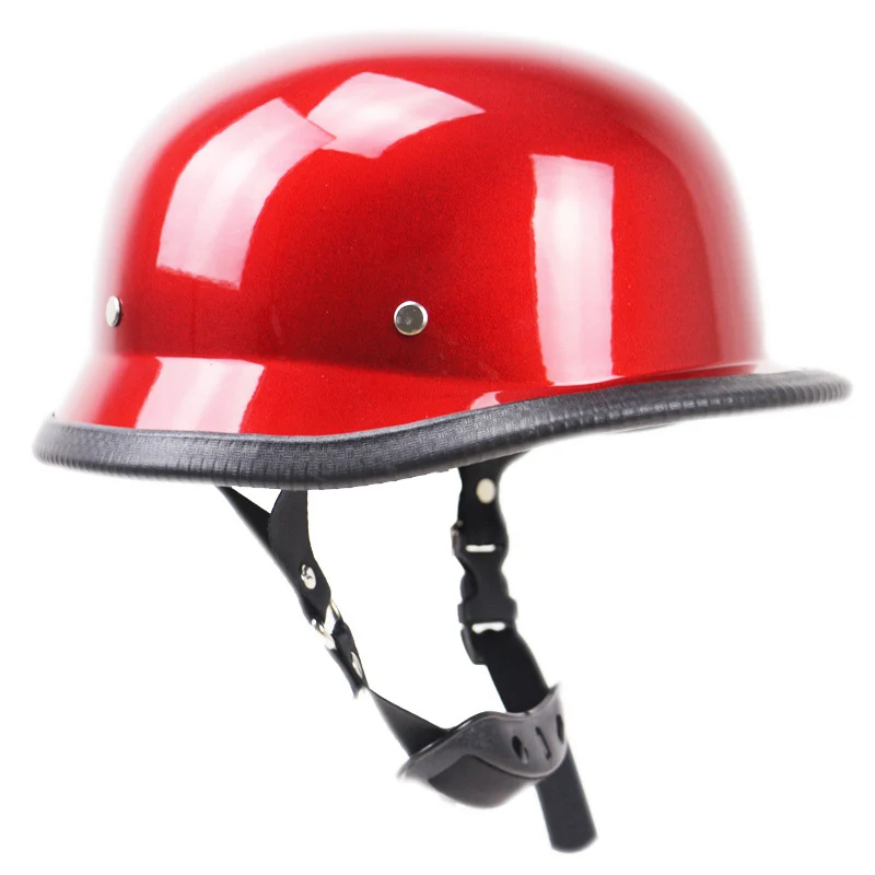 Vintage Halbschalenhelm Motorrad-Kopfbedeckung Skanto