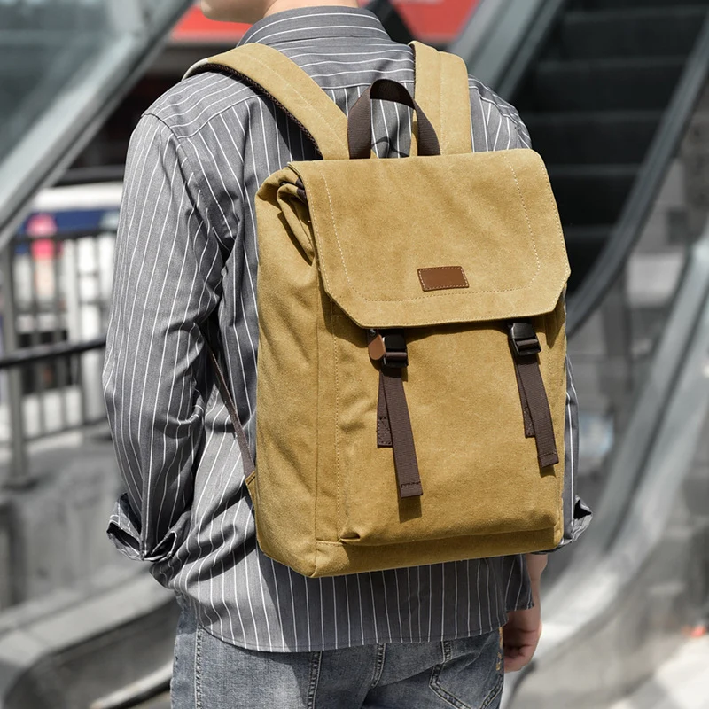 Rucksack mit praktischem Klappdeckel und robustem Material Skanto