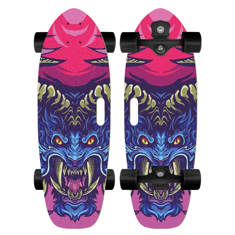 Skateboard mit individuellem Comic-Design Skanto
