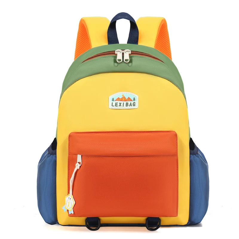 Bunter Schulrucksack Skanto mit mehreren Fächern