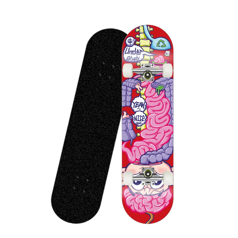 Dekoratives Skateboard-Deck Skanto
