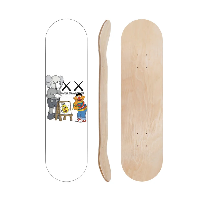 Cartoon-inspiriertes Skateboard-Deck Skanto