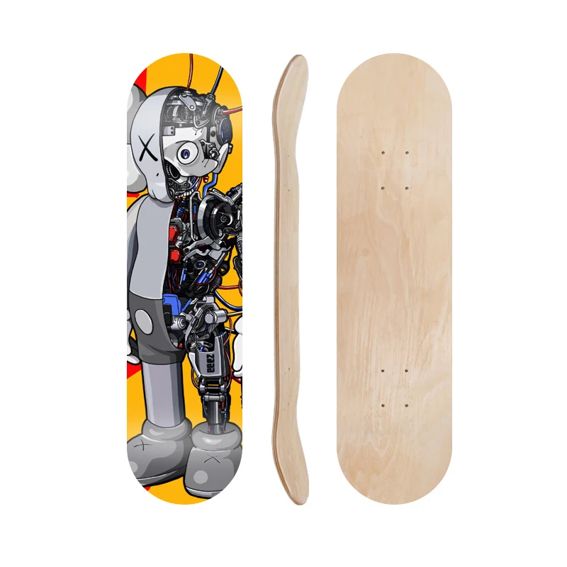 Cartoon-inspiriertes Skateboard-Deck Skanto